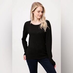 Cielo Black Knit Top